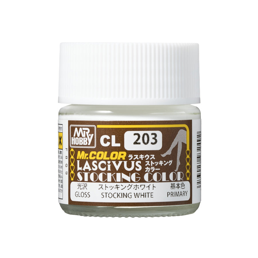 CL203 Mr. Color Lascivus Stocking White Model Paint by Mr. Hobby