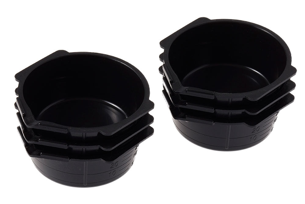 GT-115B Mr. Paint Cup Black Paint Tray, Cup 6 pieces by Mr. Hobby made of Plastic
