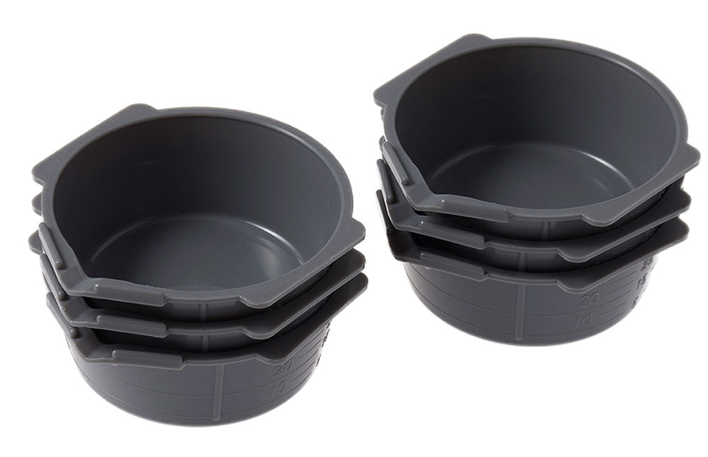 GT-115G Mr. Paint Cup Gray Paint Tray, Cup 6 pieces by Mr. Hobby made of Plastic