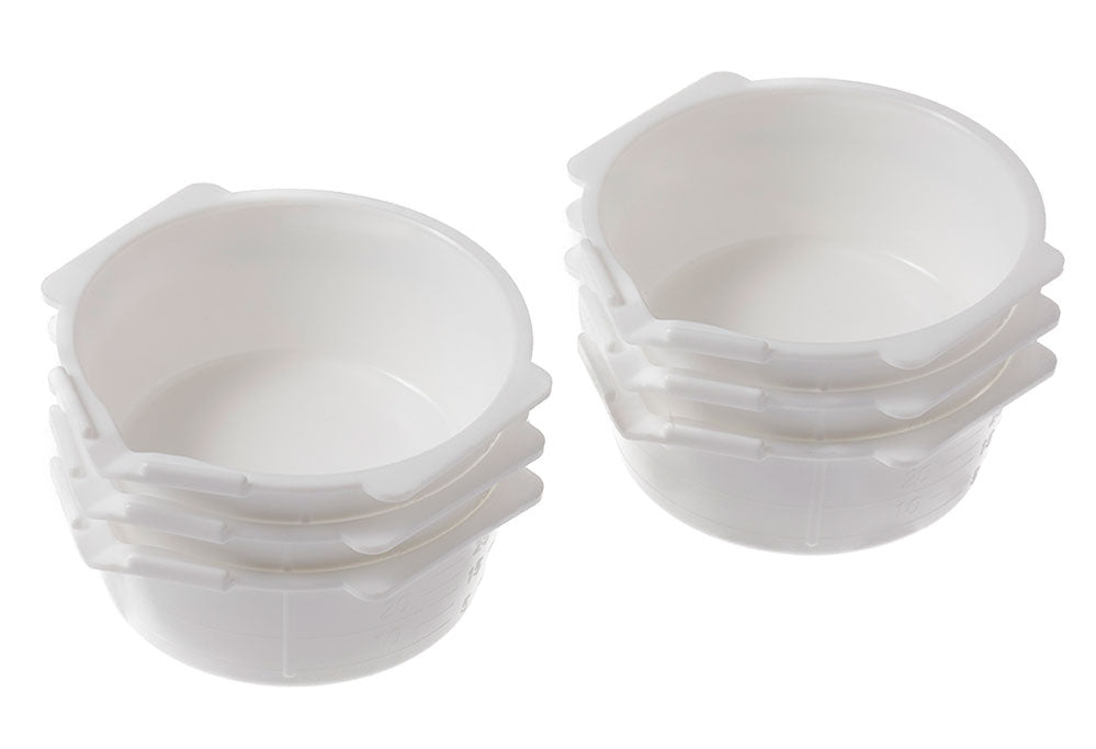 GT-115W Mr. Paint Cup White Paint Tray, Cup 6 pieces by Mr. Hobby made of Plastic