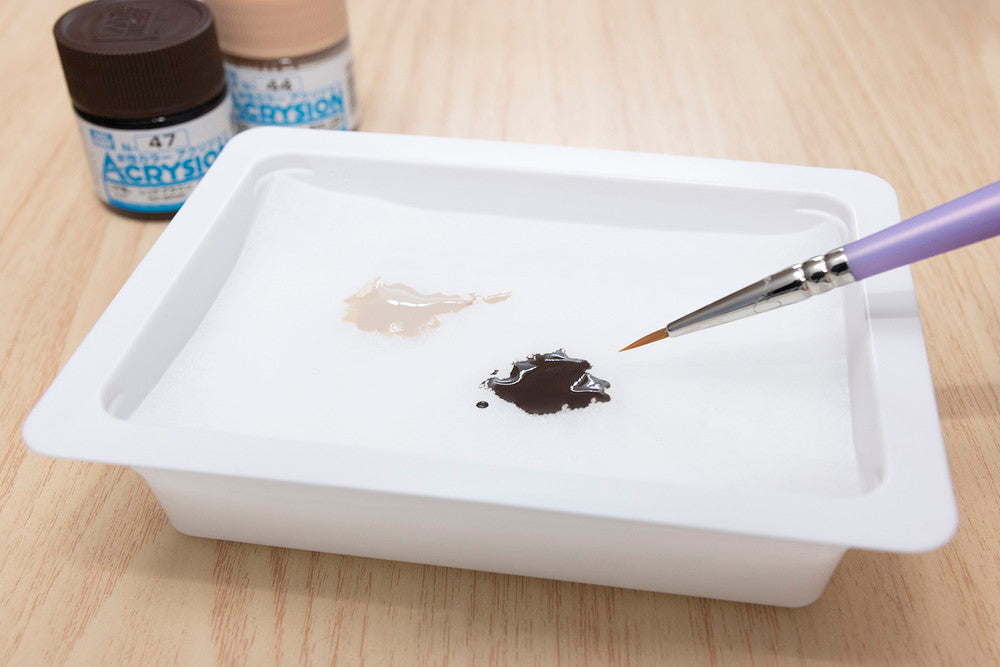 GT122 Mr. Wet Palette Mixing Palette, Paint Palette, Paint Tray by Mr. Hobby made of Cardboard Paper