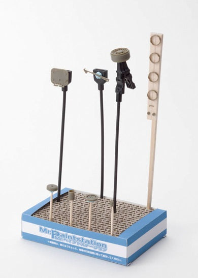GT68 Mr. Paint Station Painting Stand, Stand by Mr. Hobby made of Paper