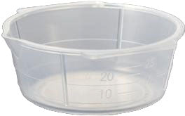 GT76 Mr. Measuring Cup with Pourer Measuring Cup, Mixing Cup 6 pieces by Mr. Hobby made of Plastic