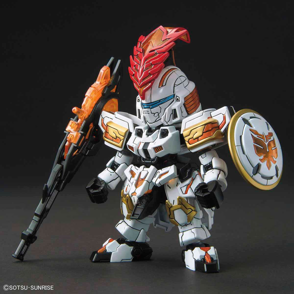 SD Sangoku Soketsuden Xiahou Yuan Tallgeese collectible scale model made of plastics by Bandai