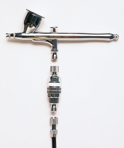 PS282 Drain & Dust Catcher for Airbrush Air Filter, Airbrush Grip by Mr. Hobby made of Stainless Steel