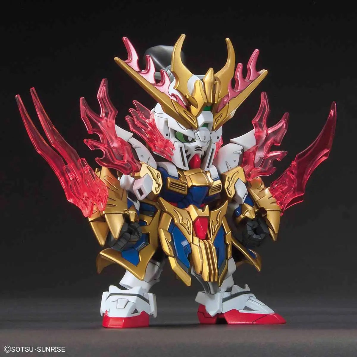 SD SANGOKU SOKETSUDEN Zhang Fei GOD GUNDAM collectible scale model made of plastics by Bandai