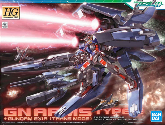 1/144 HG GN ARMS TYPE E + GUNDAM EXIA (TRANSAM MODE) collectible scale model made of plastics by Bandai