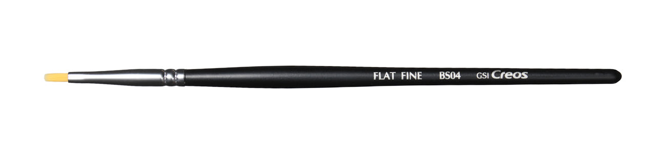 BS04 Mr. Brush Fine Flat Brush painting tool by Mr. Hobby