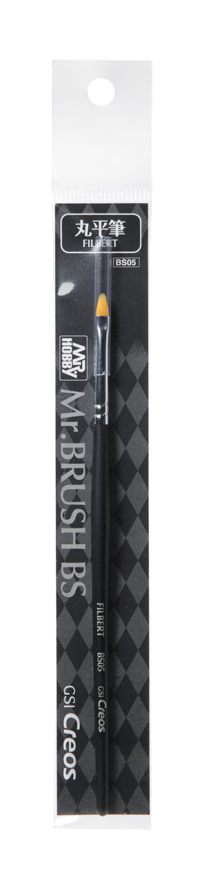 BS05 Mr. Brush Filbert Brush painting tool with packaging by Mr. Hobby