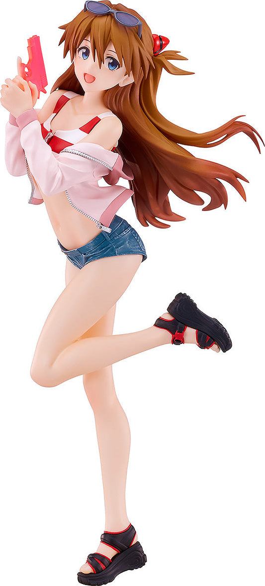 POP UP PARADE BEACH QUEENS Asuka Shikinami Langley L Size collectible scale model made of plastics by Good Smile Company