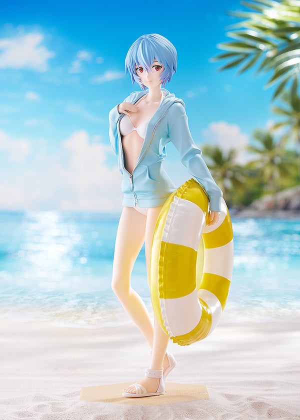 POP UP PARADE BEACH QUEENS Rei Ayanami L Size collectible scale model made of plastics by Good Smile Company