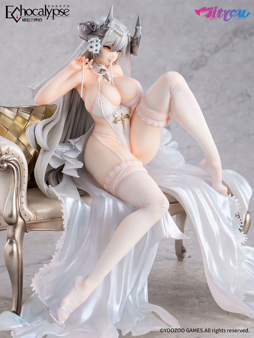 Lilith Pure White Pledge Ver. 1/7 Scale collectible scale model made of plastics by Tokyo Figure