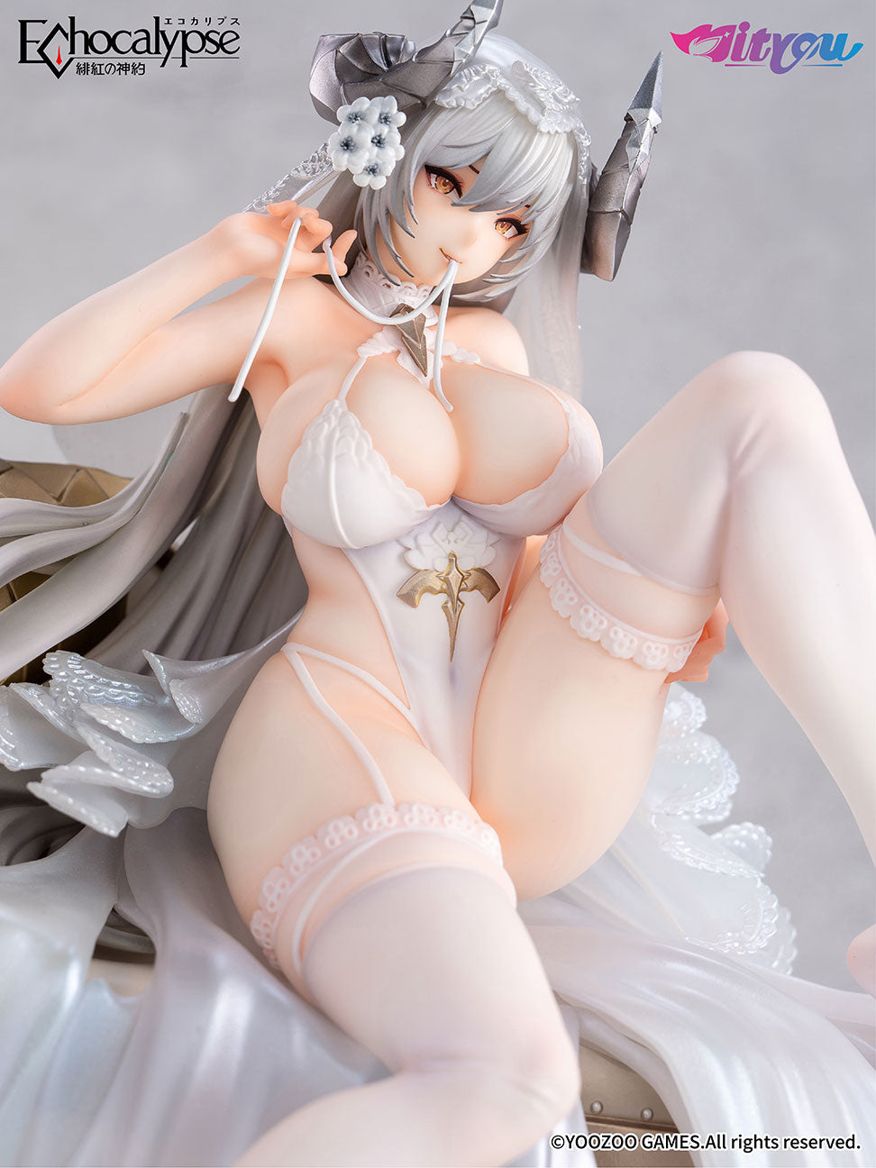 Lilith Pure White Pledge Ver. 1/7 Scale collectible scale model made of plastics by Tokyo Figure