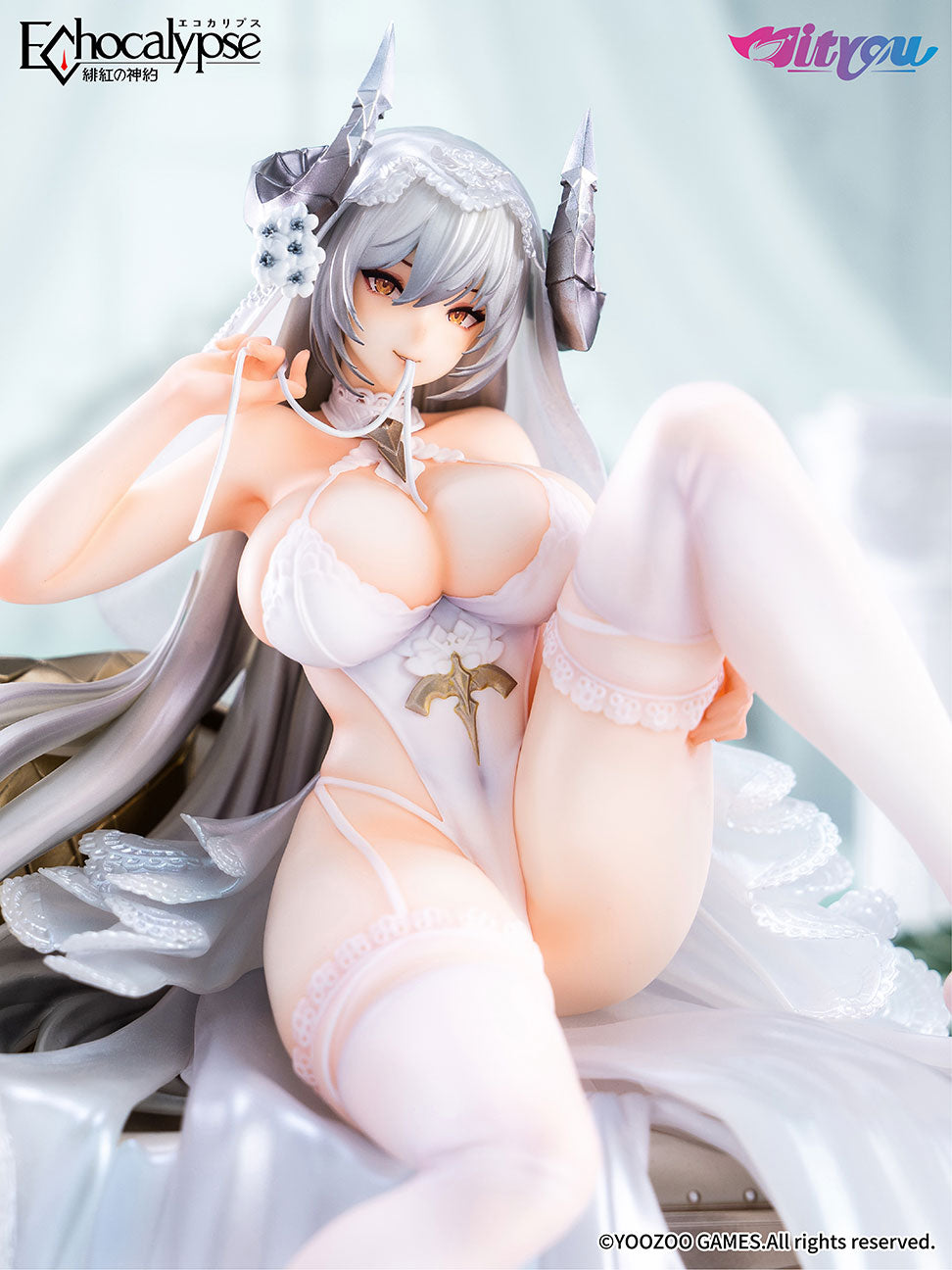 Lilith Pure White Pledge Ver. 1/7 Scale collectible scale model made of plastics by Tokyo Figure