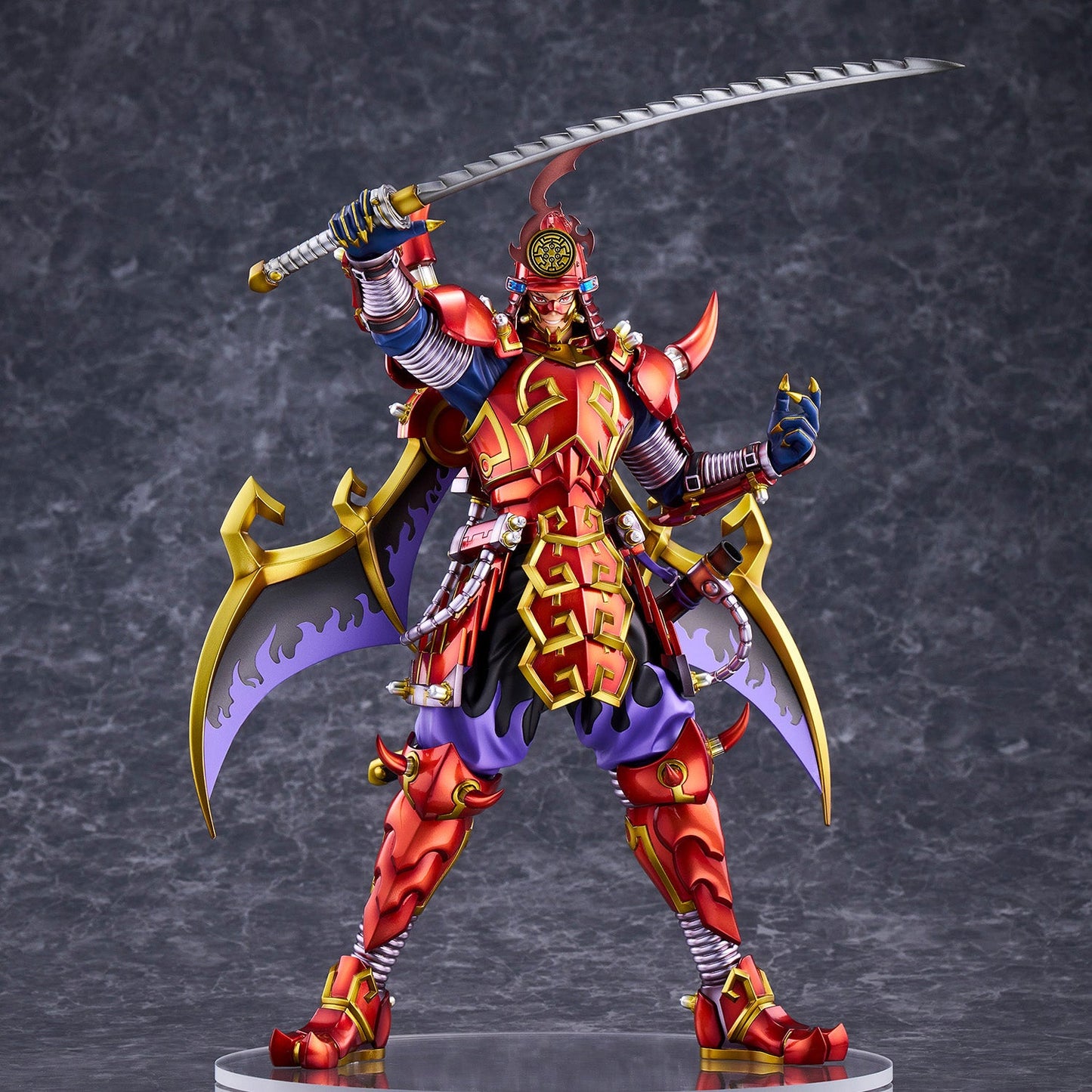 Legendary Six Samurai - Shi En / Yu-Gi-Oh! Card Game Monster Figure Collection collectible scale model made of plastics by Tokyo Figure