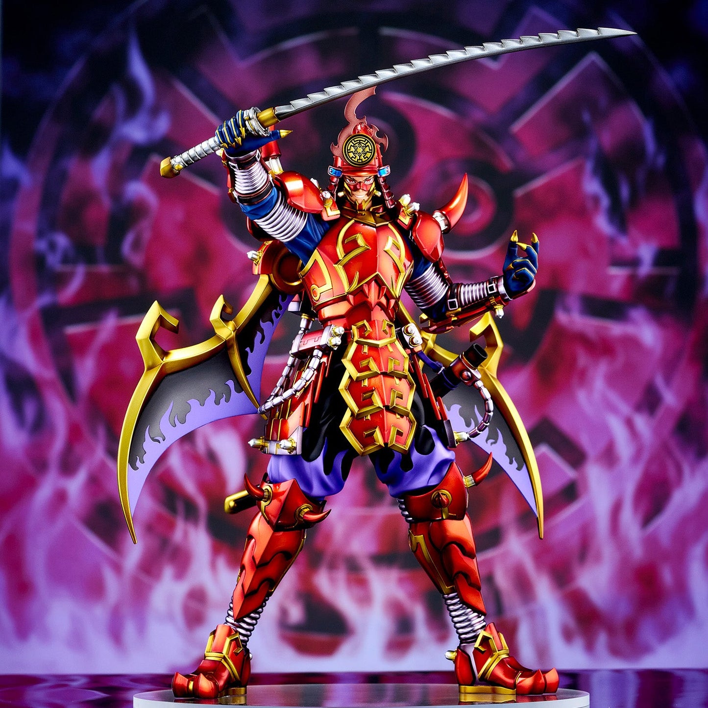 Legendary Six Samurai - Shi En / Yu-Gi-Oh! Card Game Monster Figure Collection collectible scale model made of plastics by Tokyo Figure