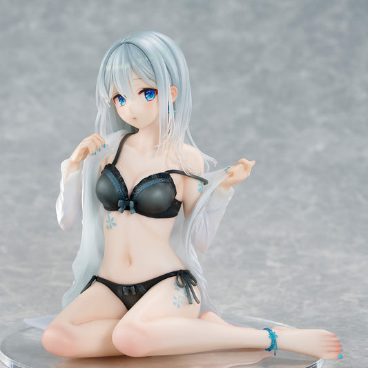 Fuumi Illustration Okigae Ginpatsu-chan Sorairo no Asa Limited Costume Ver. collectible scale model made of plastics by Tokyo Figure
