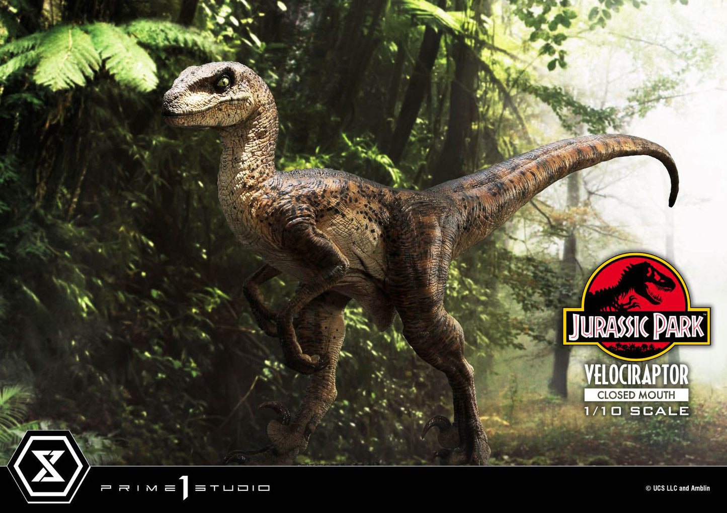 Prime Collectible Figure Velociraptor Closed Mouth collectible scale model made of plastics by Tokyo Figure