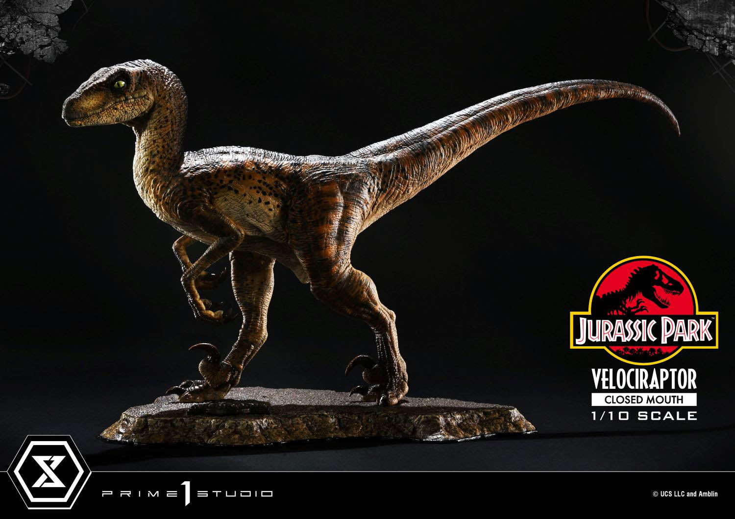 Prime Collectible Figure Velociraptor Closed Mouth collectible scale model made of plastics by Tokyo Figure