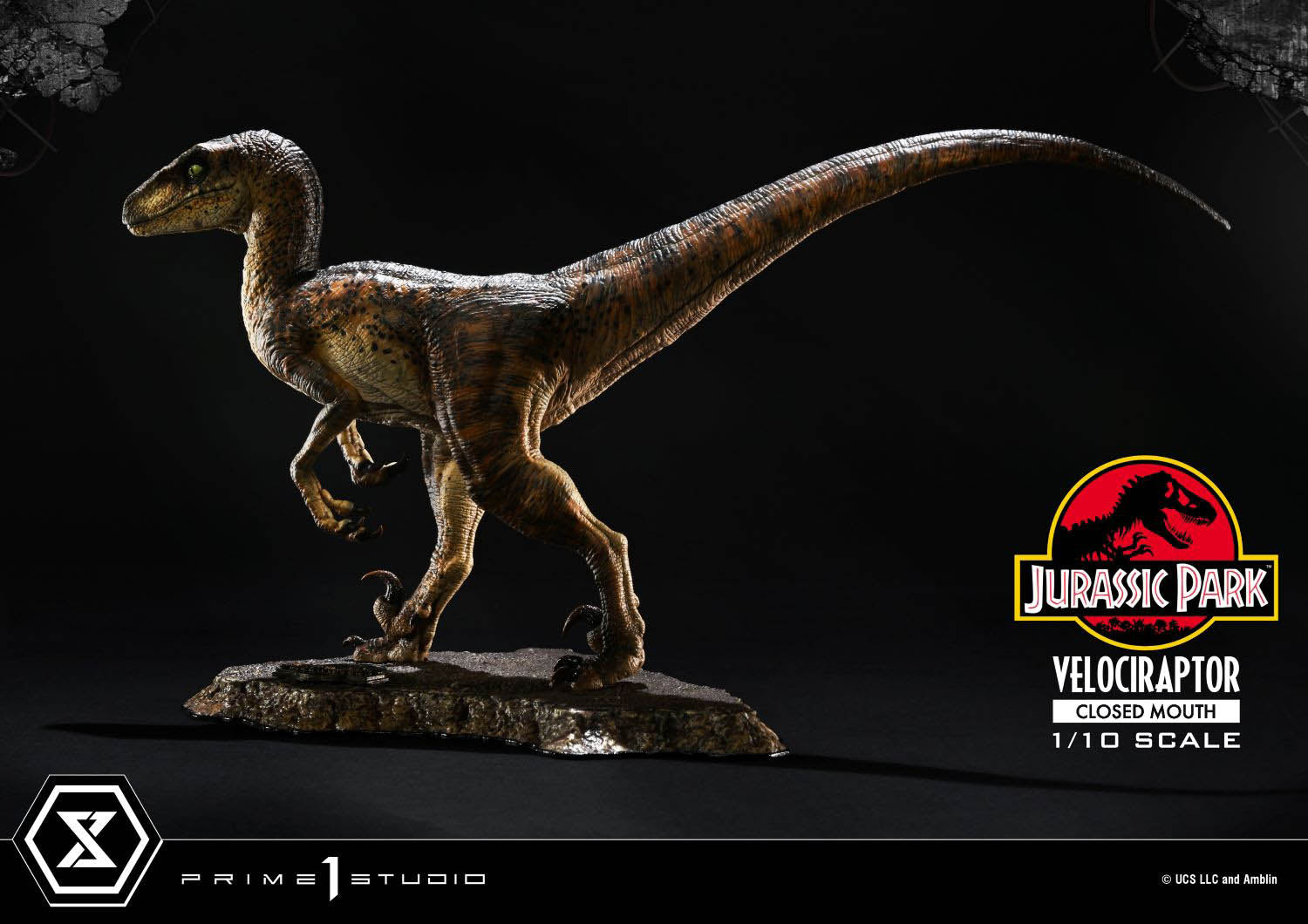 Prime Collectible Figure Velociraptor Closed Mouth collectible scale model made of plastics by Tokyo Figure
