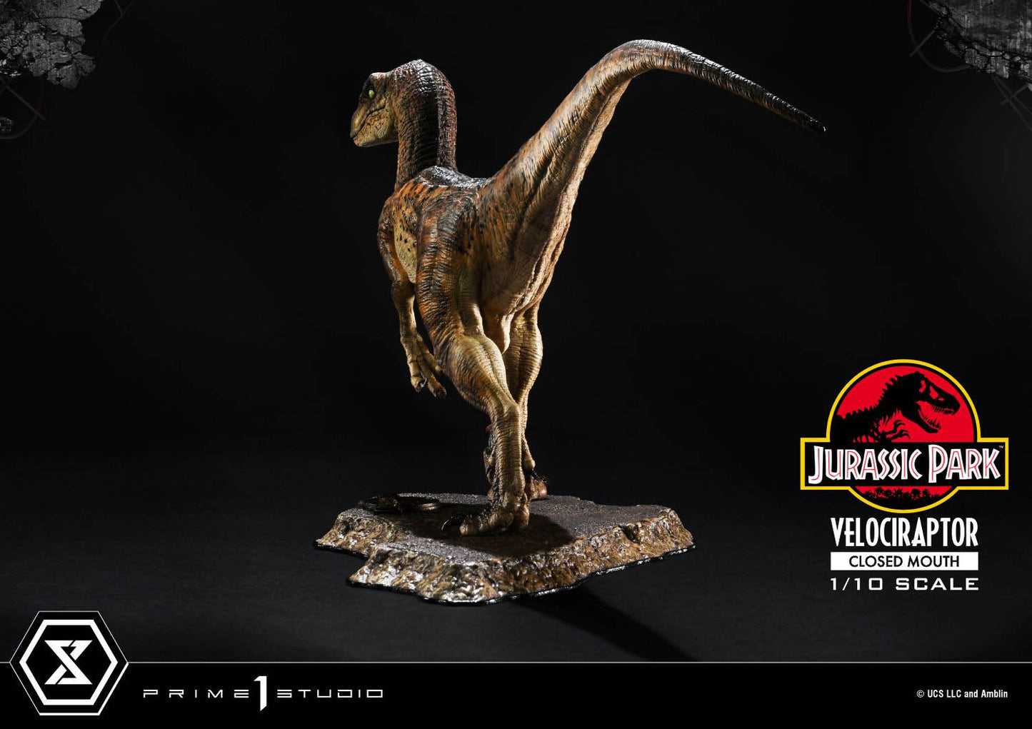 Prime Collectible Figure Velociraptor Closed Mouth collectible scale model made of plastics by Tokyo Figure