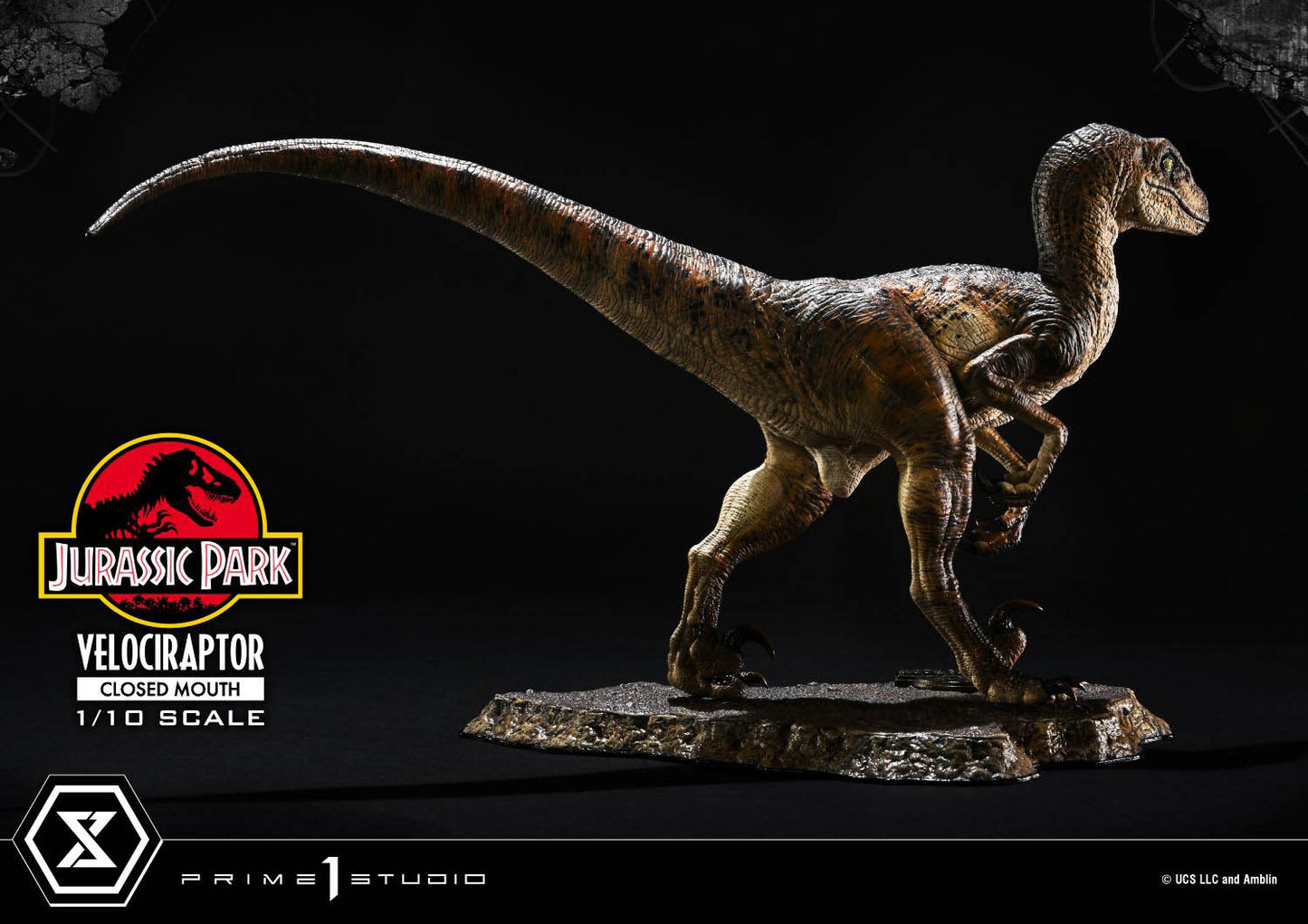 Prime Collectible Figure Velociraptor Closed Mouth collectible scale model made of plastics by Tokyo Figure