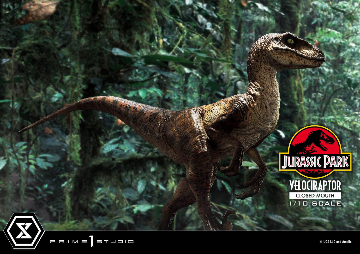 Prime Collectible Figure Velociraptor Closed Mouth collectible scale model made of plastics by Tokyo Figure