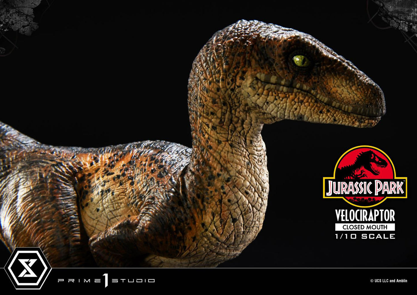 Prime Collectible Figure Velociraptor Closed Mouth collectible scale model made of plastics by Tokyo Figure