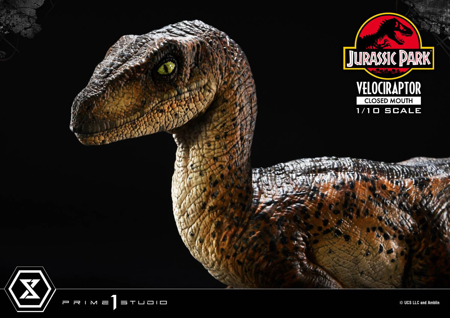 Prime Collectible Figure Velociraptor Closed Mouth collectible scale model made of plastics by Tokyo Figure
