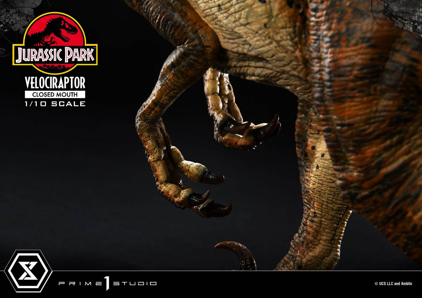 Prime Collectible Figure Velociraptor Closed Mouth collectible scale model made of plastics by Tokyo Figure