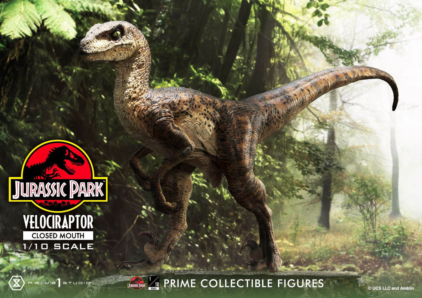 Prime Collectible Figure Velociraptor Closed Mouth collectible scale model made of plastics by Tokyo Figure