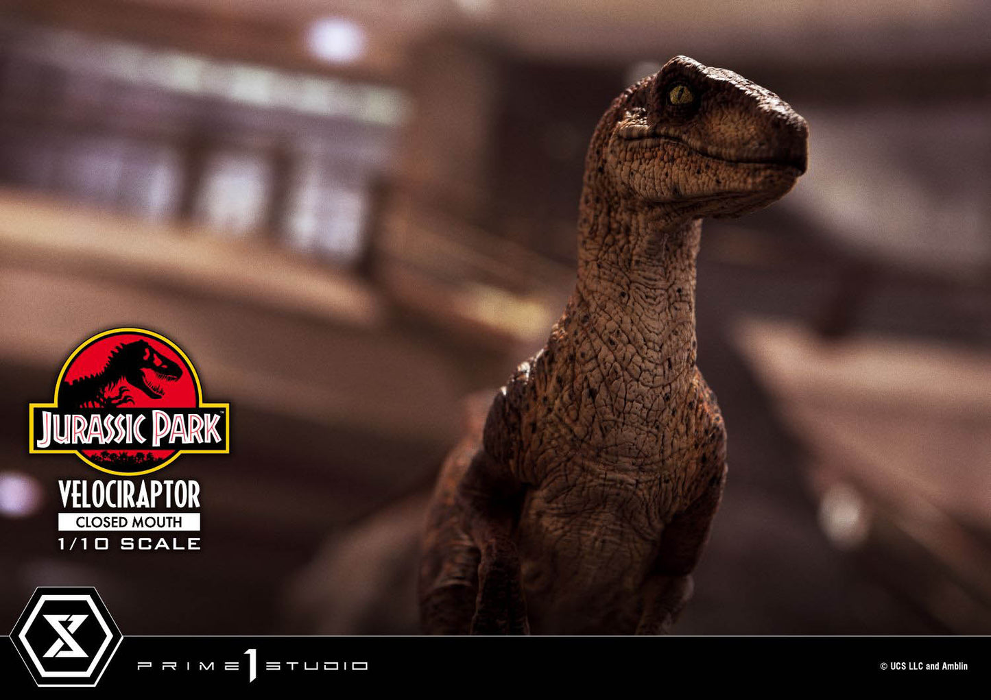 Prime Collectible Figure Velociraptor Closed Mouth collectible scale model made of plastics by Tokyo Figure