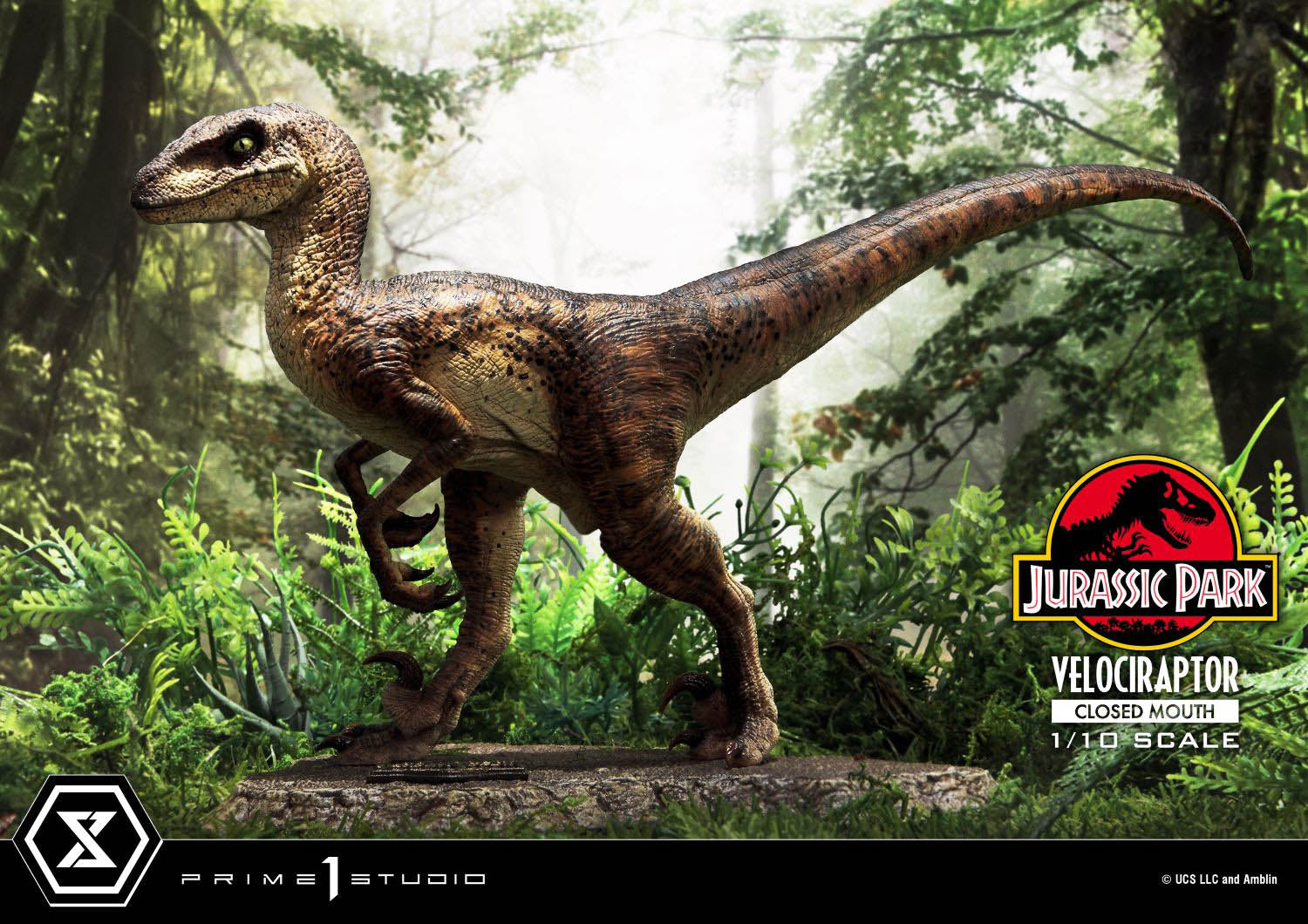 Prime Collectible Figure Velociraptor Closed Mouth collectible scale model made of plastics by Tokyo Figure