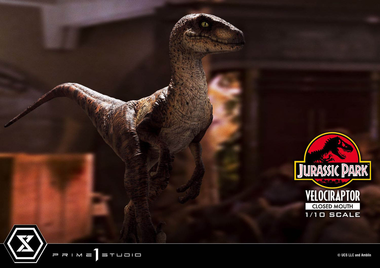 Prime Collectible Figure Velociraptor Closed Mouth collectible scale model made of plastics by Tokyo Figure