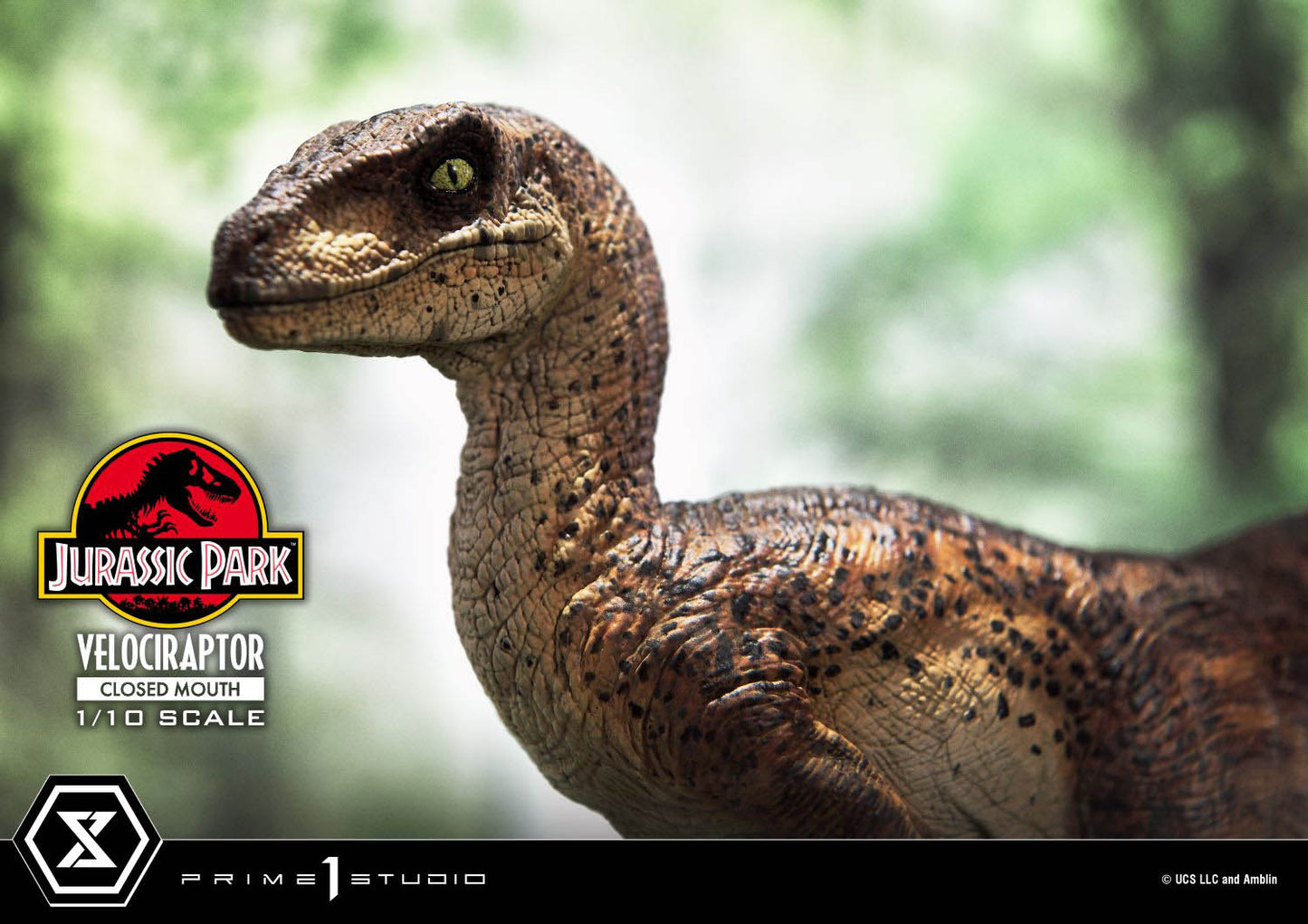 Prime Collectible Figure Velociraptor Closed Mouth collectible scale model made of plastics by Tokyo Figure