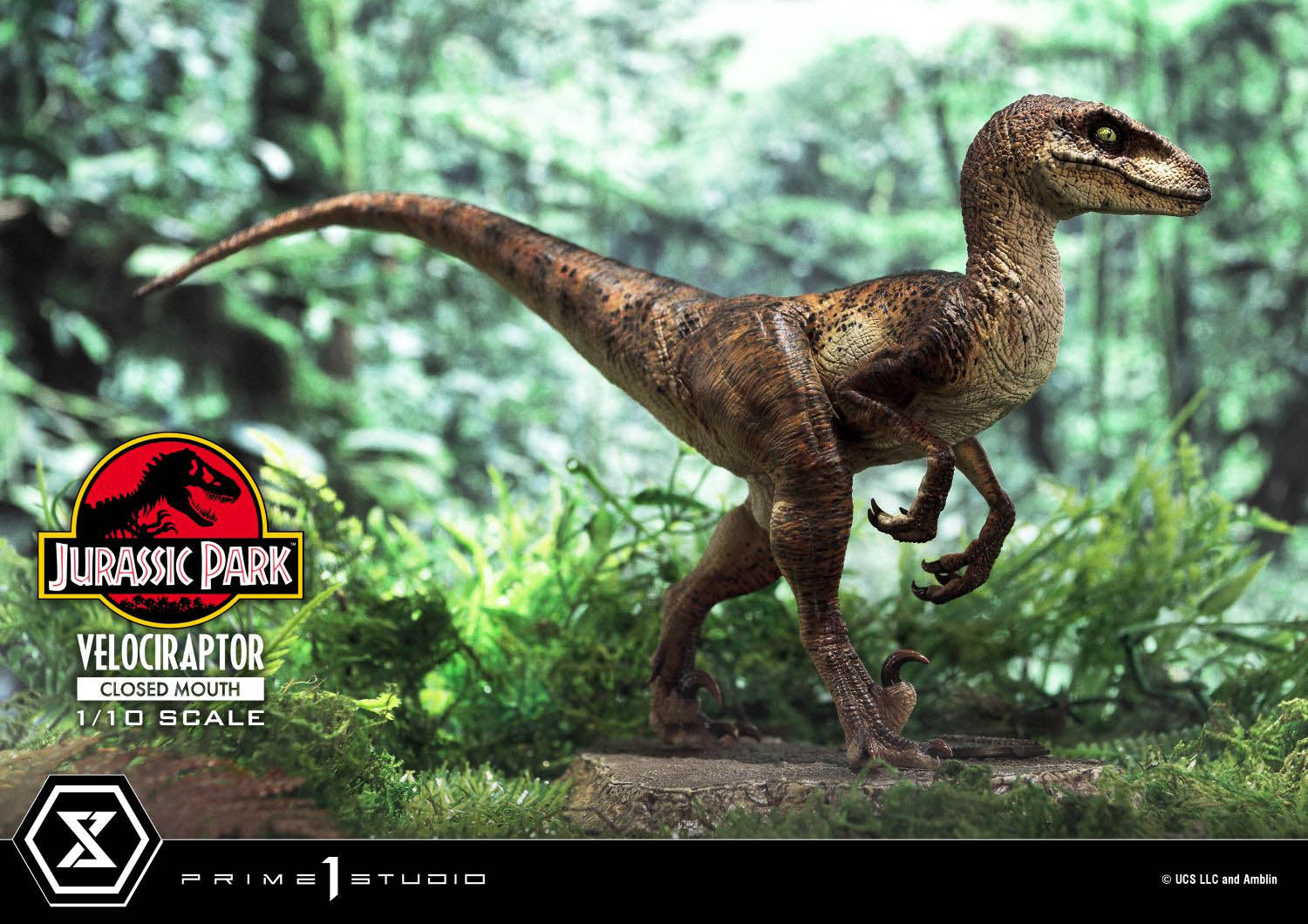Prime Collectible Figure Velociraptor Closed Mouth collectible scale model made of plastics by Tokyo Figure