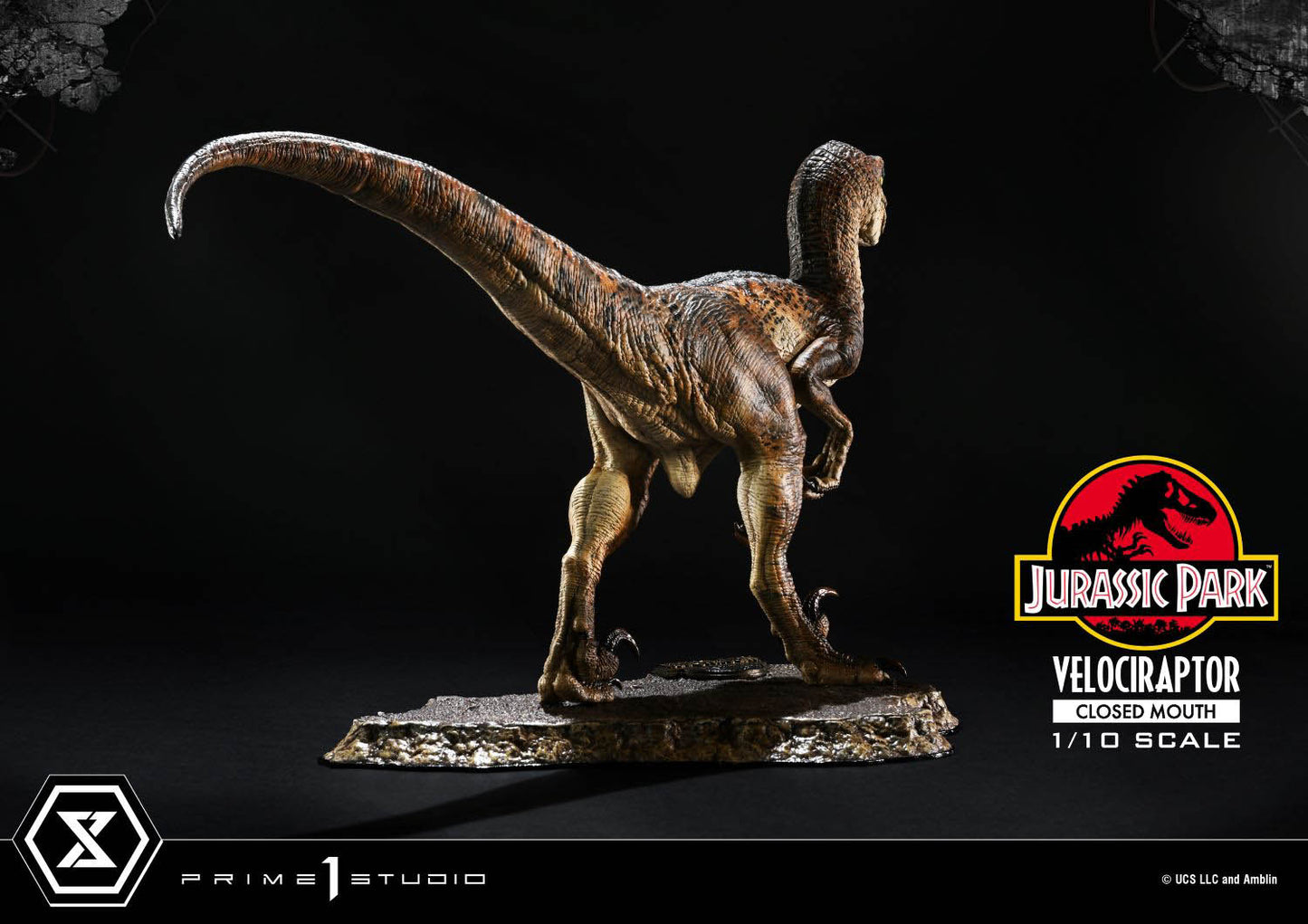Prime Collectible Figure Velociraptor Closed Mouth collectible scale model made of plastics by Tokyo Figure