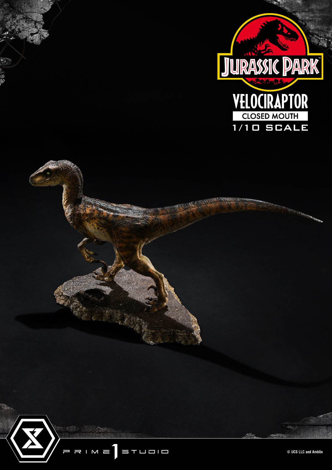Prime Collectible Figure Velociraptor Closed Mouth collectible scale model made of plastics by Tokyo Figure