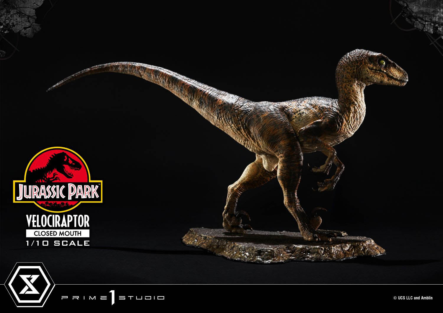 Prime Collectible Figure Velociraptor Closed Mouth collectible scale model made of plastics by Tokyo Figure