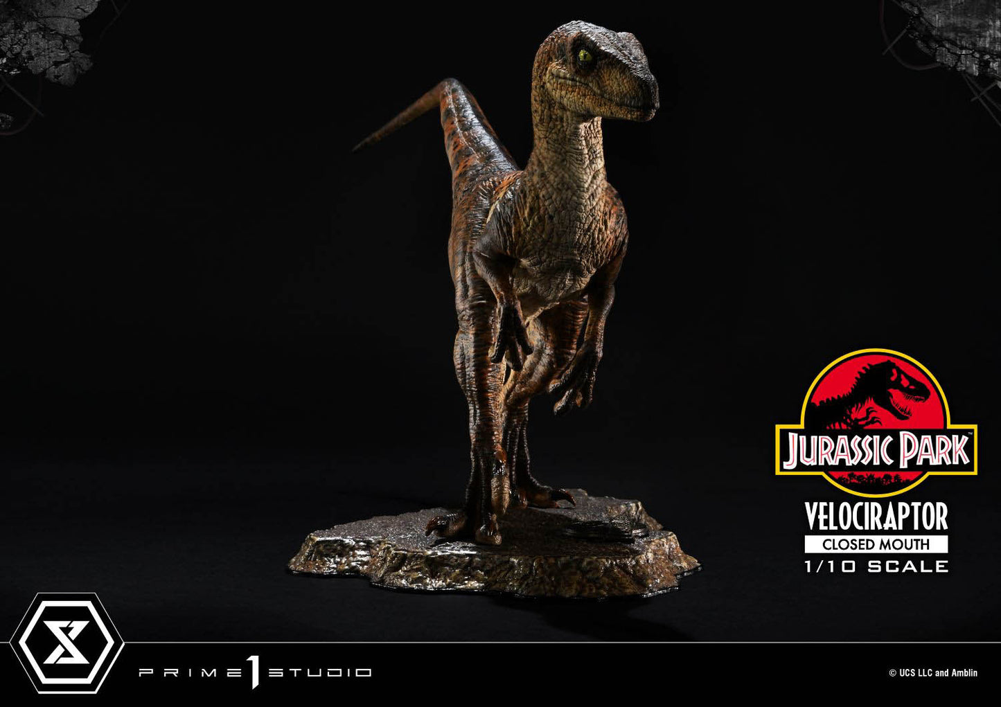 Prime Collectible Figure Velociraptor Closed Mouth collectible scale model made of plastics by Tokyo Figure