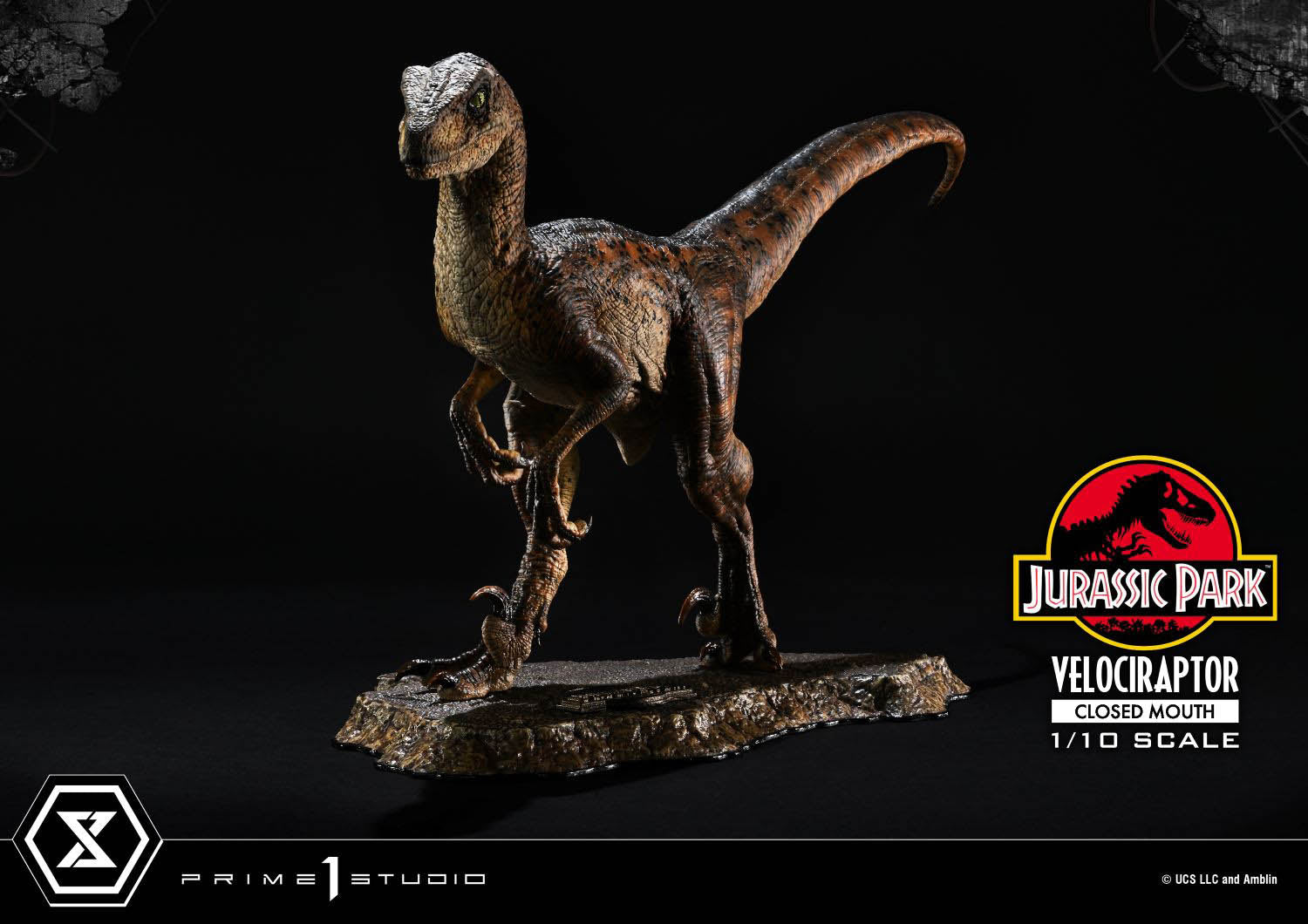 Prime Collectible Figure Velociraptor Closed Mouth collectible scale model made of plastics by Tokyo Figure