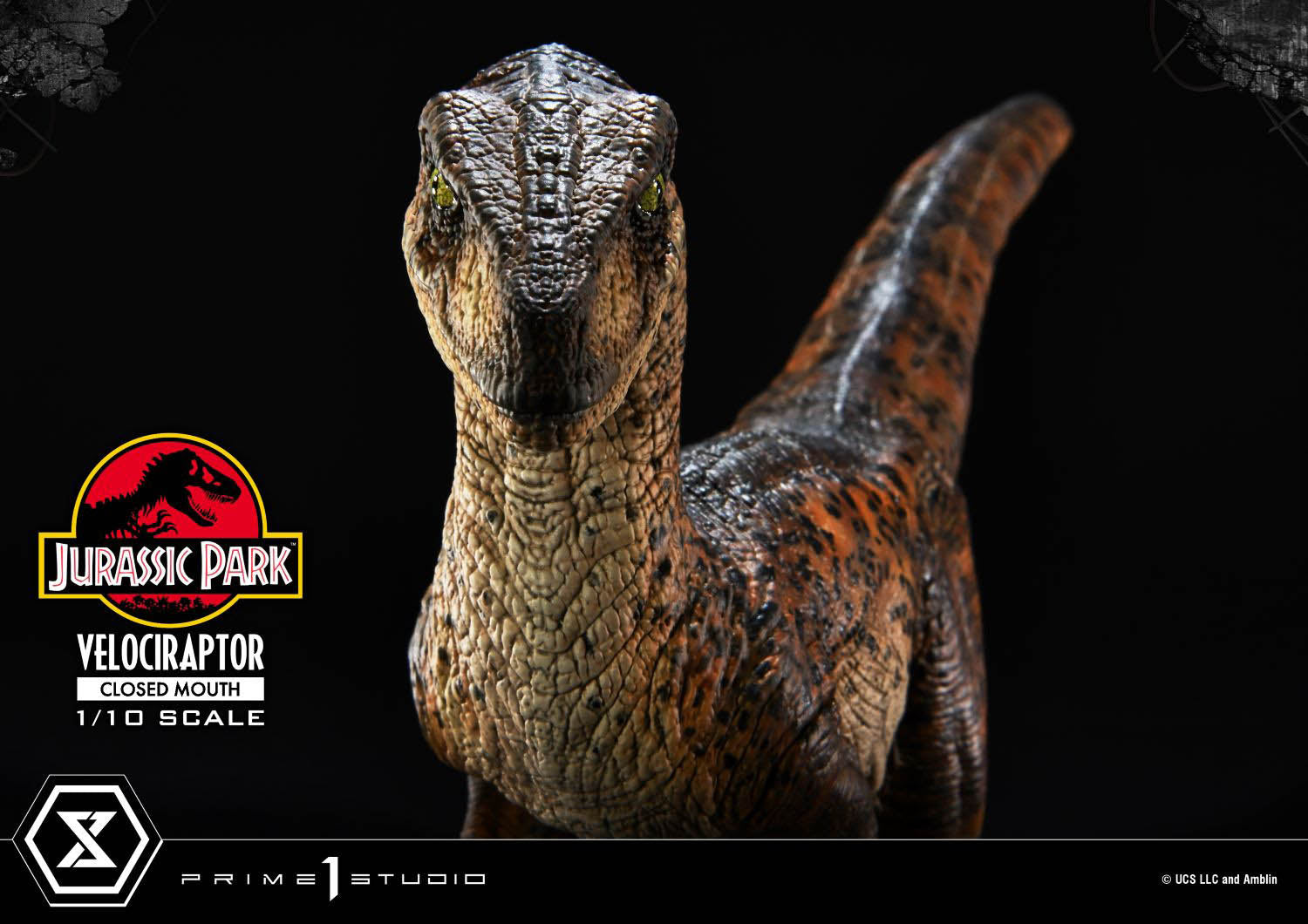 Prime Collectible Figure Velociraptor Closed Mouth collectible scale model made of plastics by Tokyo Figure