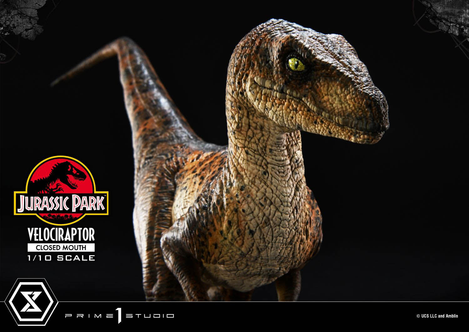 Prime Collectible Figure Velociraptor Closed Mouth collectible scale model made of plastics by Tokyo Figure