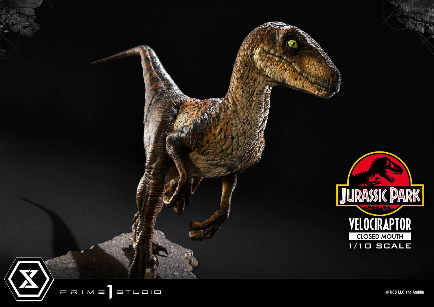 Prime Collectible Figure Velociraptor Closed Mouth collectible scale model made of plastics by Tokyo Figure