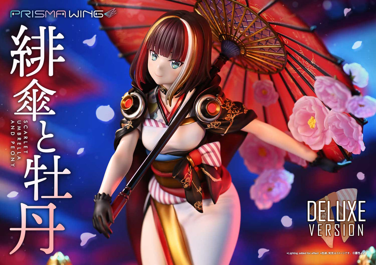 Original Illustration / fuzichoco - Scarlet Umbrella and Peony PRISMA WING DX Edition 1/7 Scale Figure collectible scale model made of plastics by Tokyo Figure