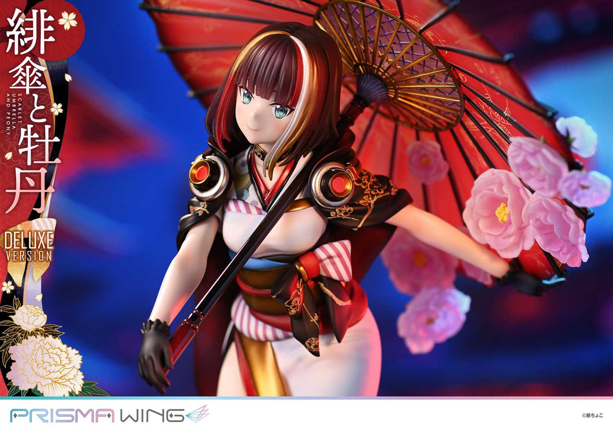 Original Illustration / fuzichoco - Scarlet Umbrella and Peony PRISMA WING DX Edition 1/7 Scale Figure collectible scale model made of plastics by Tokyo Figure
