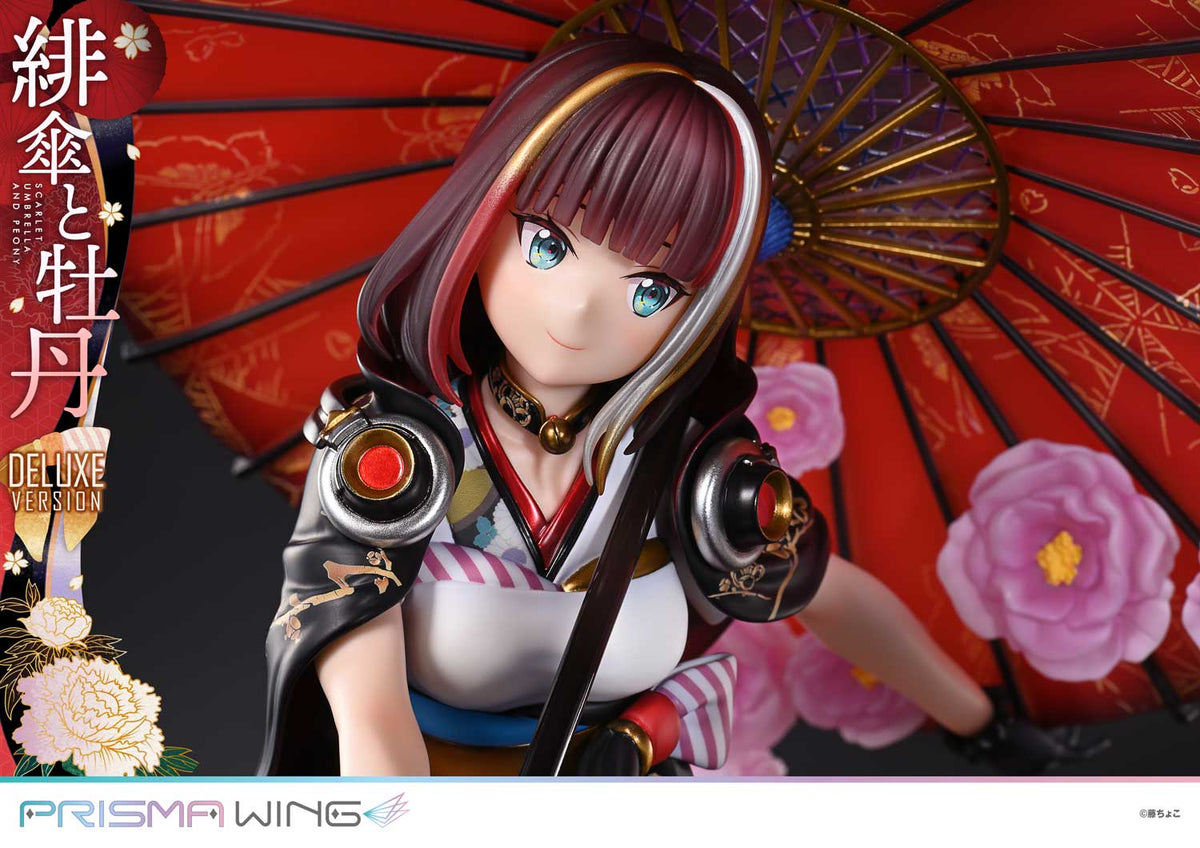Original Illustration / fuzichoco - Scarlet Umbrella and Peony PRISMA WING DX Edition 1/7 Scale Figure collectible scale model made of plastics by Tokyo Figure