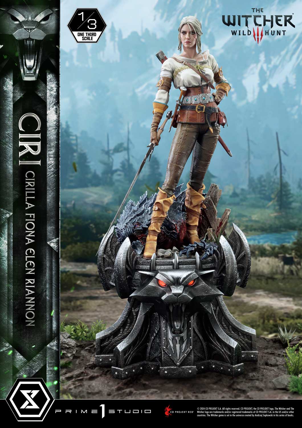 Museum Masterline Ciri collectible scale model made of plastics by Tokyo Figure