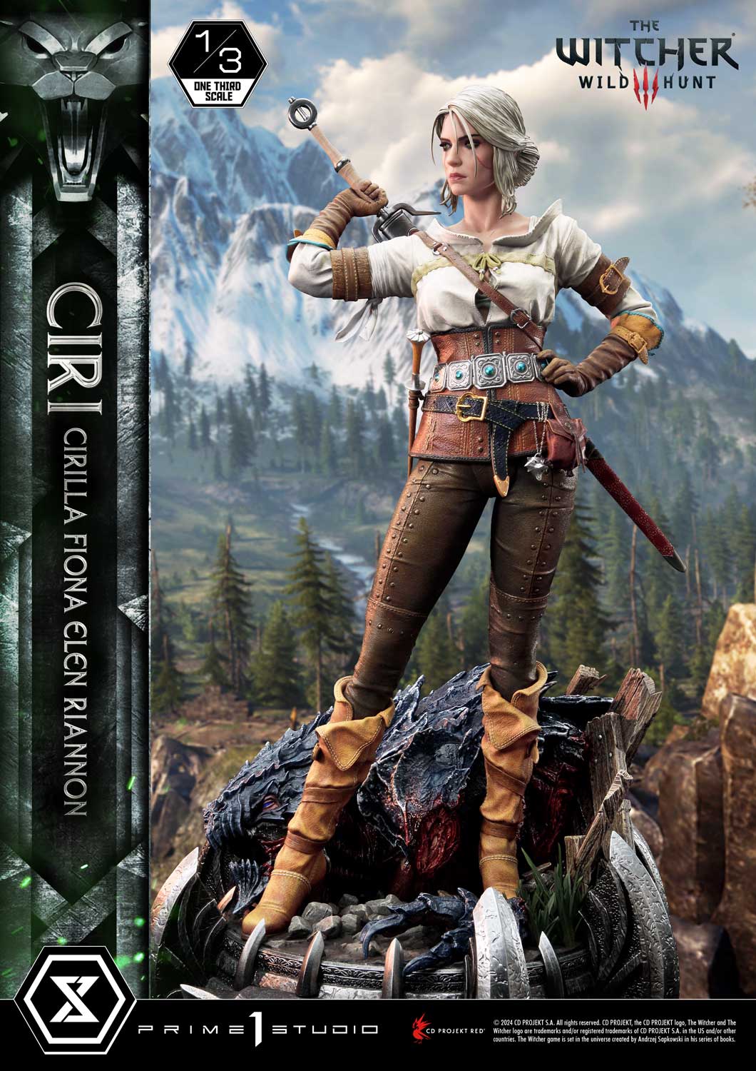 Museum Masterline Ciri collectible scale model made of plastics by Tokyo Figure