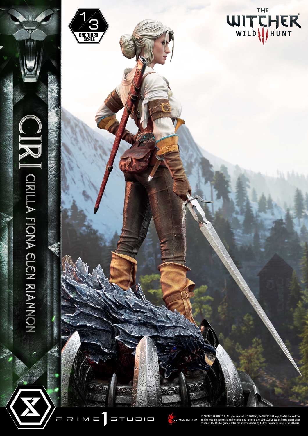 Museum Masterline Ciri collectible scale model made of plastics by Tokyo Figure